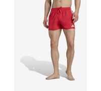 Costume da bagno adidas 3-Inch 3 strisce rosso puro - L