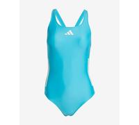 Costume da bagno 3-Stripes C-Back Lucid Cyan / White 42