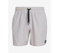 Costume da bagno adidas Stripey Classics Short Length grigio chiaro - L