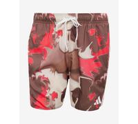 Costume da bagno adidas Tie-Dye 5-Inch marrone rosso - S