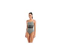 Costume da bagno arena mesh equals verde donna