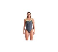 Costume da bagno arena new monogram dos challenge dark sage multi artic lime donna
