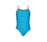 Costume da bagno bambina Arena Kids Girl One, blu/arancione, 98 cm 2-3 anni