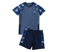 Costume da Bagno Bambino, Costume da Bagno Due Pezzi per Ragazzi Taglie Forti, Costume da Bagno per Bambini dai 4 ai 12 Anni, Costumi da Bagno Comodi ed Eleganti