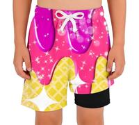 Costume da Bagno Bambino - Costume da Bagno Unisex per Bambini Due Pezzi con Stampa Ghiaccio per maschietti e femminucce con Design a Strati Ideale per Le giornate di Sole in Spiaggia