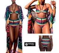 Costume da Bagno Bikini Donna Mare con Copricostume Woman Swimsuit Set 550061