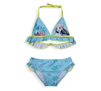 Costume da bagno bikini mare bambina Disney Frozen Elsa 2 pezzi con volant 6665