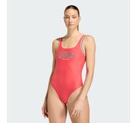 adidas Donna Collegiate U-Back Swimsuit Swimwear, Semi Lucid Red, 34