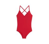 Costume da bagno con dorso a vogatore PUMA Swim Collo a V Donna, Abbigliamento, Rosso, XS XS