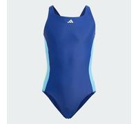 Costume da bagno Cut 3-Stripes Dark Blue / Green Spark 3-4A