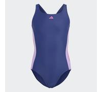 Costume da bagno Cut 3-Stripes Victory Blue / Violet Fusion / Lucid Fuchsia 5-6A