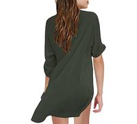 Costume da bagno da ragazza copertura up tinta unita a maniche lunghe spiaggia piscina chiffon ombra top spiaggia gonna bambini bambini estate poncho costumi da bagno camicia spiaggia abito da