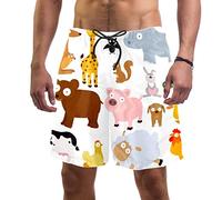 Costume da Bagno da Uomo Animali dello Zoo Pantaloncini da Surf da Spiaggia Costumi