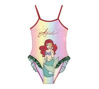 Costume da Bagno de La Sirenetta per Bambina - Multicolore - 5 Anni - Tessuto ad Asciugatura Rapida - Stampa con La Sirenetta e il suo Nome - Prodotto Originale Ideato in Spagna