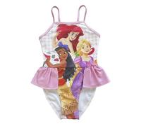 Costume da Bagno Disney da Bambina, Un Pezzo, Costume da Bagno per Bambini, Auto, Ragazza, Spiaggia, Piscina, Nuoto e Asciugatura Rapida, Costume da Bagno per Bambine, Spalline Regolabili e Fodera