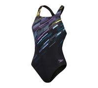 Costume da bagno donna a 1 pezzo Speedo Eco+m Dig Print Medalist Noir 42