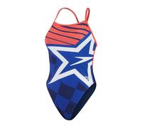 Costume da bagno donna a 1 pezzo Speedo Placem Dig Vback Bleu 40
