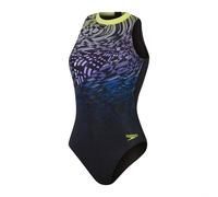 Costume da bagno donna a 1 pezzo Speedo Print Hydrasuit Noir 46