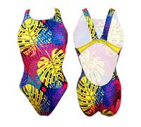 Costume da bagno donna a 1 pezzo Turbo Color Jungle Jaune M