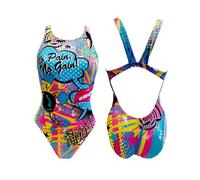 Costume da bagno donna a 1 pezzo Turbo Crazy Comic Bleu 5XL
