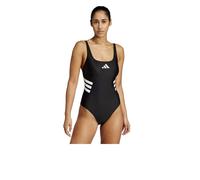 Adidas Costume da bagno 3 Stripes U-Back Nero/Bianco Donna 34