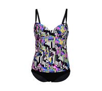 Costume da bagno donna ARENA Bodylift Tummy Control due pezzi nero-multi D36