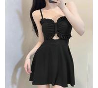 Costume da bagno donna leggero due pezzi con disegno imbracatura per calde giorn