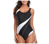 Costume Da Bagno Donna Taglia Grande Piscina Costumi Nuoto Riduttore Pancia Un Pezzo Vita Alta Costumi Da Bagno Riduttori Asciugatura Rapida Mestruale Costume Da Bagno Pancia Piatto Push Up Monokinis