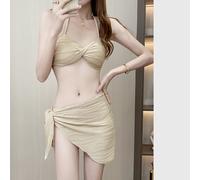Costume da bagno donna tre pezzi Beach Ready con copricostume stringato