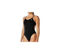 TYR Solid Cutoutfit Costume da Bagno, Unisex - Adulto, Solid Cutoutfit Costume da Bagno, TFDUS7A128, Nero, 28