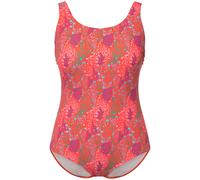 Costume da bagno donna Ulla Popken taglie forti corallo senza coppe morbide