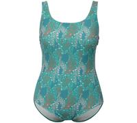 Costume da bagno donna Ulla Popken taglie forti corallo senza coppe morbide