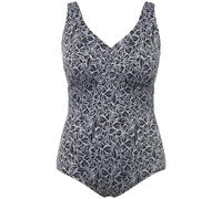 Costume da bagno donna Ulla Popken taglie forti foglie coppe morbide