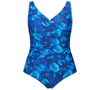 Costume da bagno donna Ulla Popken taglie forti foglie coppe morbide scollo a V