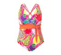 Costume da bagno donna Ulla Popken taglie forti frutta coppe morbide...
