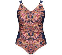 Costume da bagno donna Ulla Popken taglie forti Paisley coppe morbide...