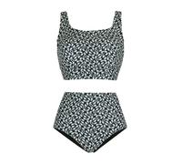Costume da bagno due pezzi reversibile donna Regatta Orla Kiely Noir 46
