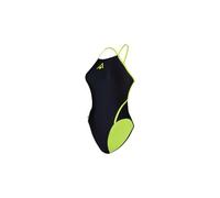 Costume da bagno essentials diamond back donna nero giallo