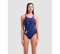 Costume da bagno FOLIAGE schiena a V Blu 48 (IT) - 44 (FR) Fantasia