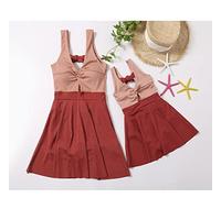 Costume Da Bagno Genitore-Figlio,Famiglia Abbina Costumi Da Bagno Madre Figlia Bikini Set Moda Slim Fit Gonna Costume Da Bagno Monopezzo Costumi Da Bagno, Costumi Da Bagno Estivi Da Donna Vestiti Da