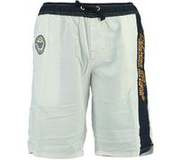 Geographical Norway Costume da Bagno Quannee Pantaloncino Uomo SQ443H-GN-Bianco-L