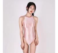 Costume da bagno in velluto giapponese Primavera Estate Gloss Donna (XL Light Pink)
