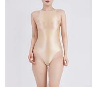 Costume da bagno in velluto giapponese primavera estate lustro donna costume da bagno (M Skin color)