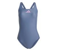 Costume da bagno intero adidas 3 Bars Bleu 36