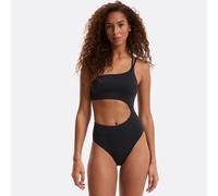 Costume da bagno intero asimmetrico con cut-out Nero 42 (IT) - 38 (FR) Tinta unita