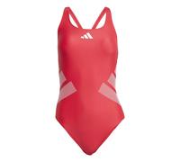 Costume da bagno intero con logo donna adidas C-Back Rouge 34