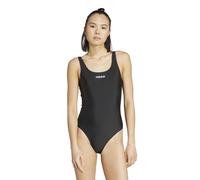 adidas Donna U-Back Swimsuit, Black/White, 42