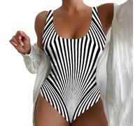 Costume da Bagno Intero da Donna Push Up Curvy Beachwear Costume da Bagno Estate Elegante Piscina Costumi Interi Un Pezzo Surf Sportivo Swimsuit Brasiliana Elastico Mare Spiaggia Costumi da Nuoto