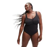 Costume da bagno intero da piscina Aquanite Size Plus Nero 50 (IT) - 46 (FR) Tinta unita