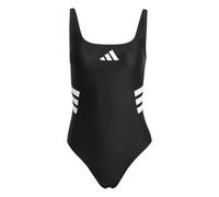Costume da bagno intero donna con schiena a U adidas 3-Stripes Noir 42